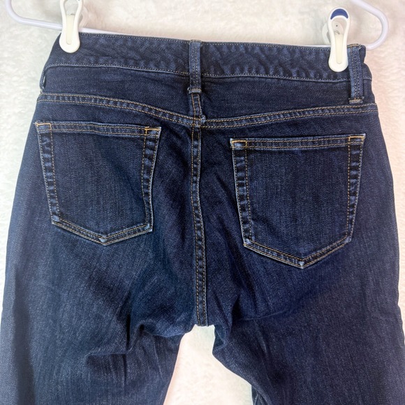 Eddie Bauer Women's Curvy Fit Slim Straight Dark Wash Jeans Size 6‎ - Picture 4 of 14